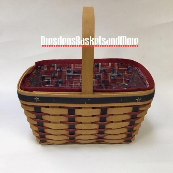 Longaberger 2003 Proudly American Spring Basket Combo
