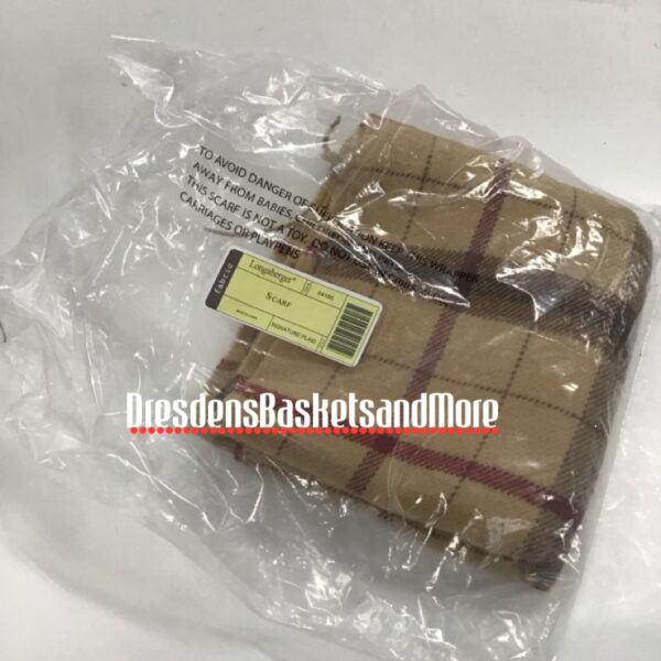 Scarf Longaberger Signature Plaid Fabric