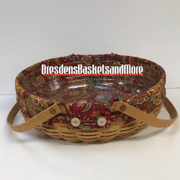 Longaberger Social Gathering Warm Brown Basket Combo