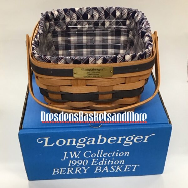 Longaberger 1990 Edition JW Large Berry Combo NIB