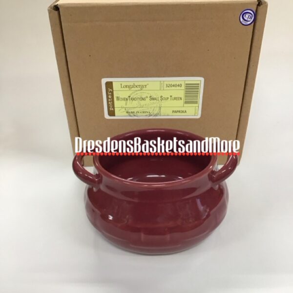 Longaberger Paprika Small Soup Tureen NIB