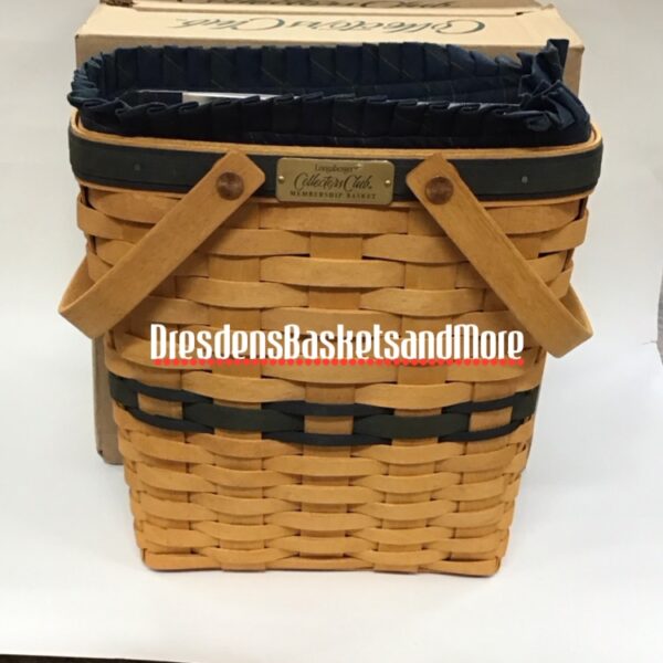 Longaberger 2000 Collectors Club Membership Basket Combo NIB