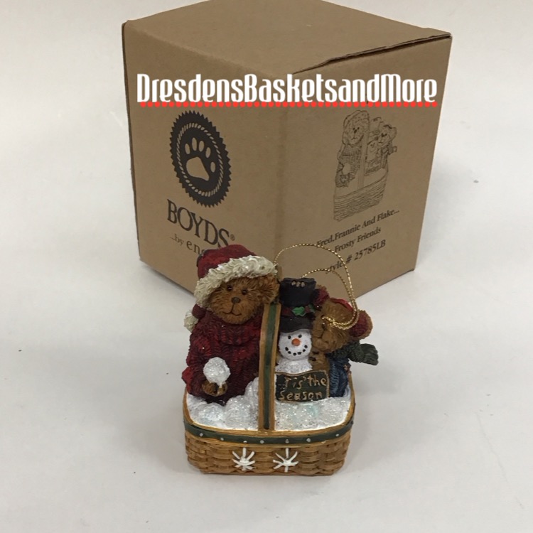 Longaberger Boyd's Limited Edition Frosty & Friends Ornament NIB