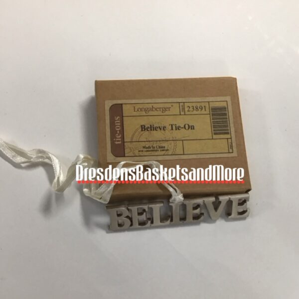 Believe Longaberger Tie On NIB