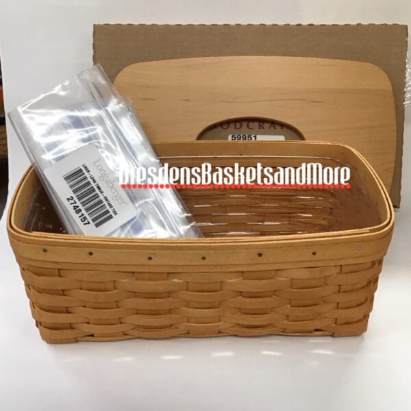 Longaberger 2000 Long Tissue Basket Combo w/ Woodcrafts Lid*