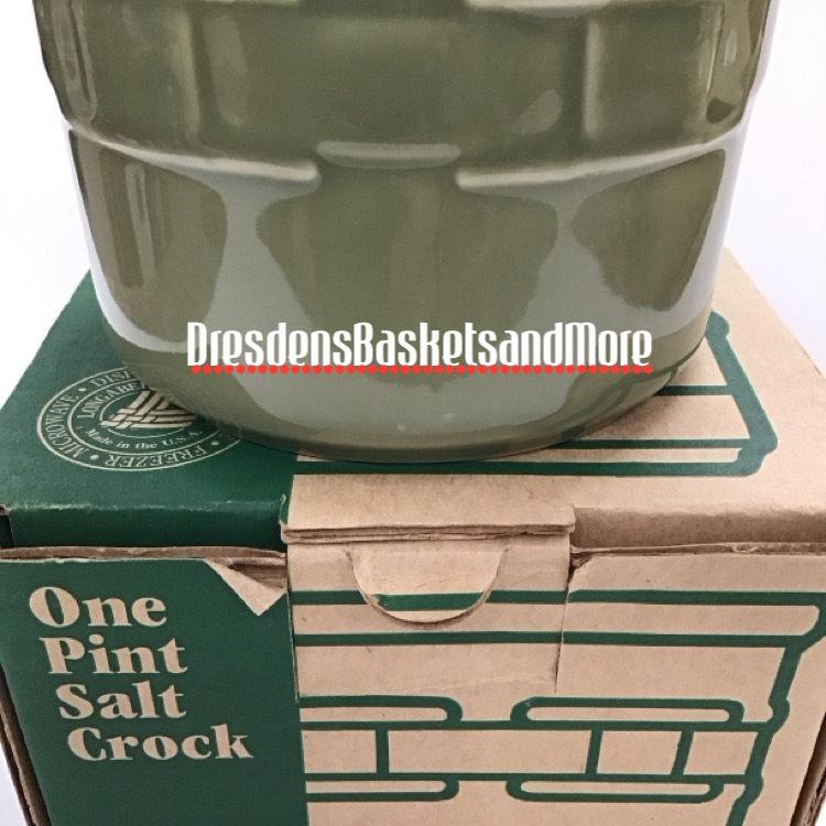 Sage Longaberger 1 Pint Crock NIB*