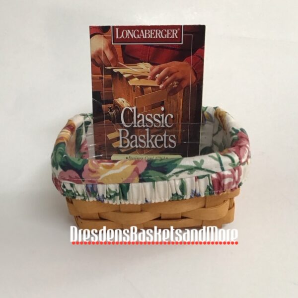Longaberger 1998 Business Card Basket Combo