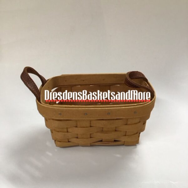 Longaberger Tea Warm Brown Basket