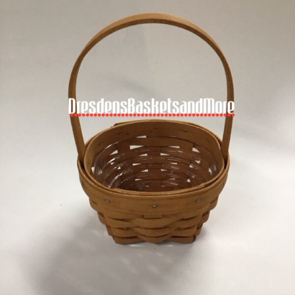 Longaberger 1993 May Series Lily of The Valley Basket w/ Protector
