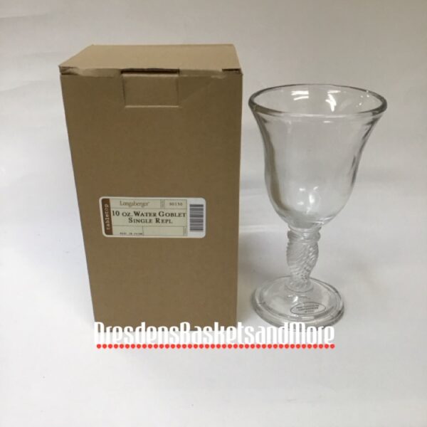 Longaberger Water Goblet NIB