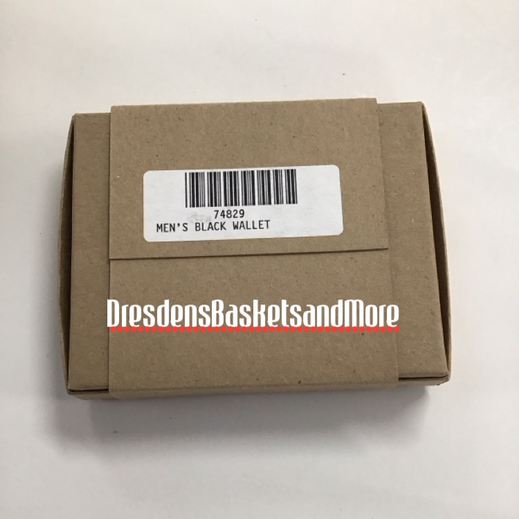 Longaberger Country Estates Men's Black Wallet NIB