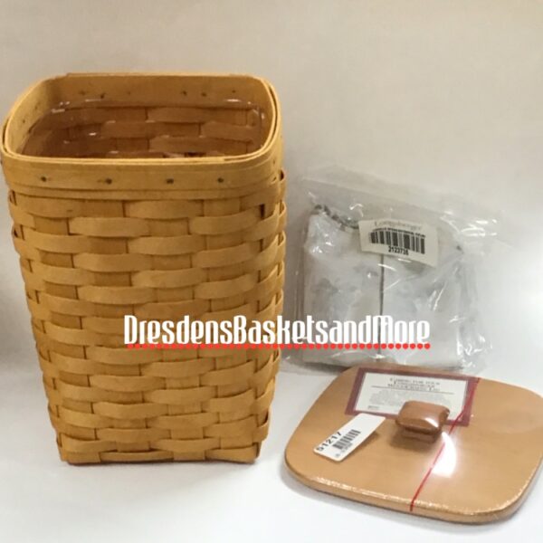 Longaberger 2002 Large Spoon Classic Basket Combo w/ Woodcrafts Lid