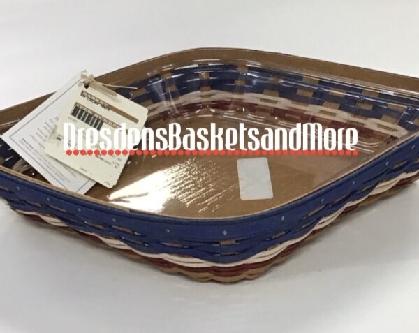 Longaberger 2010 American Summer Celebration Wave Basket w/ Protector