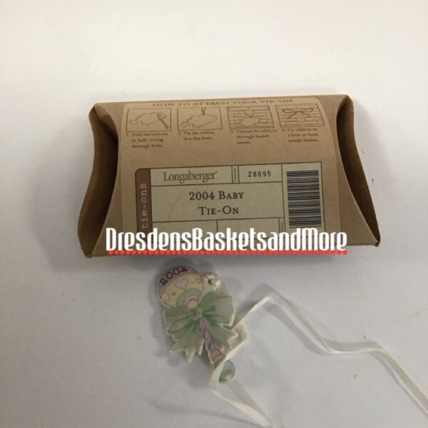 2004 Longaberger Baby Tie On