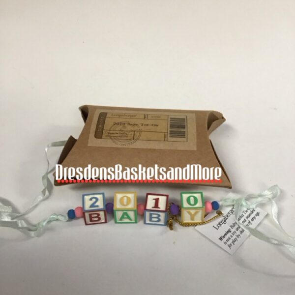 2010 Longaberger Baby Tie On