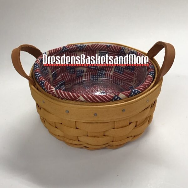 Longaberger 2002 Classic Saffron Basket Combo