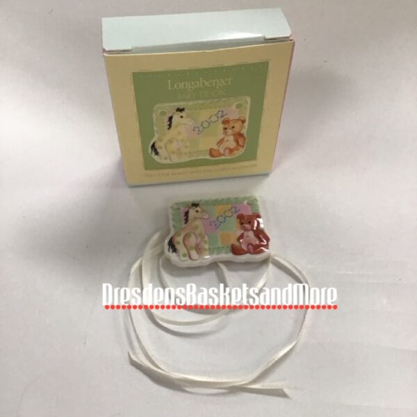 2002 Baby Longaberger Tie On