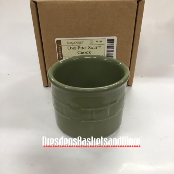 Longaberger Sage 1 Pint Crock NIB