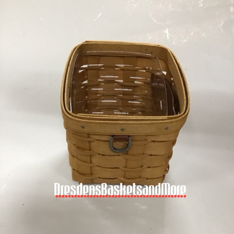 Longaberger 2008 Sort & Store Desk Pal Basket w/ Protector