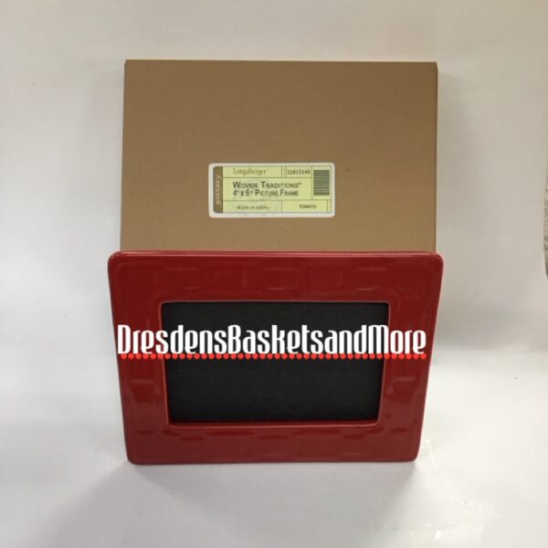 Longaberger Tomato 4"X6" Picture Frame NIB