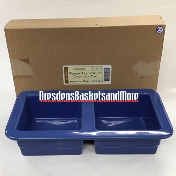 Longaberger Cornflower Cake For Two NIB