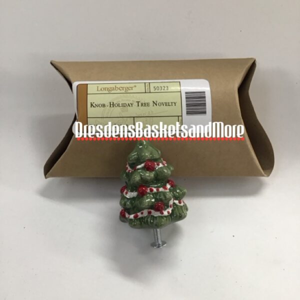 Holiday Tree Longaberger Knob