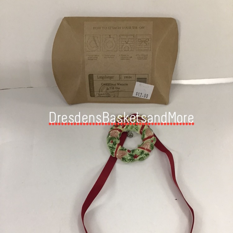 Christmas Wreath Tie-On