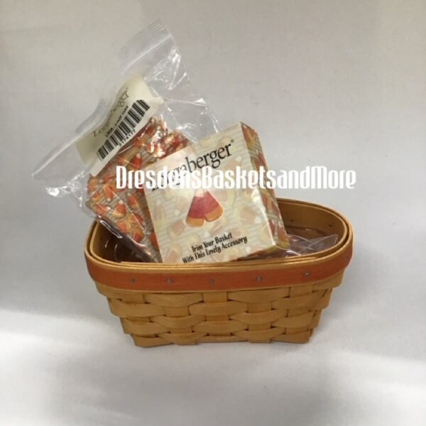Candy Corn Longaberger Basket Combo w/ Tie On