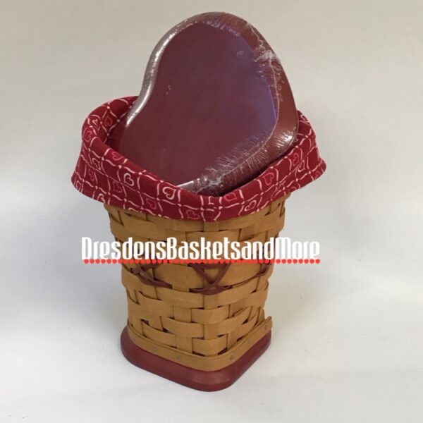 Longaberger 2008 True Love Combo W/ Woodcrafts Lid