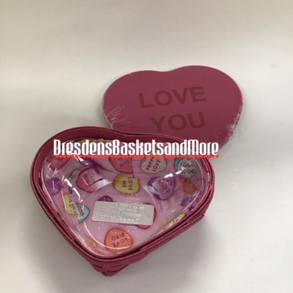 Longaberger 2013 Sweetheart Candy “Love You” Pink Basket Set*