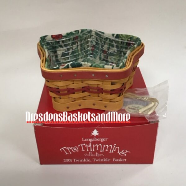 Longaberger 2001 Twinkle, Twinkle Tree Trimming Combo