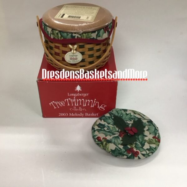 Longaberger 2003 Melody Tree Trimming Basket Set NIB