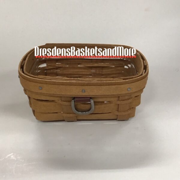 Longaberger Sort & Store Business Card II Basket w/ Protector