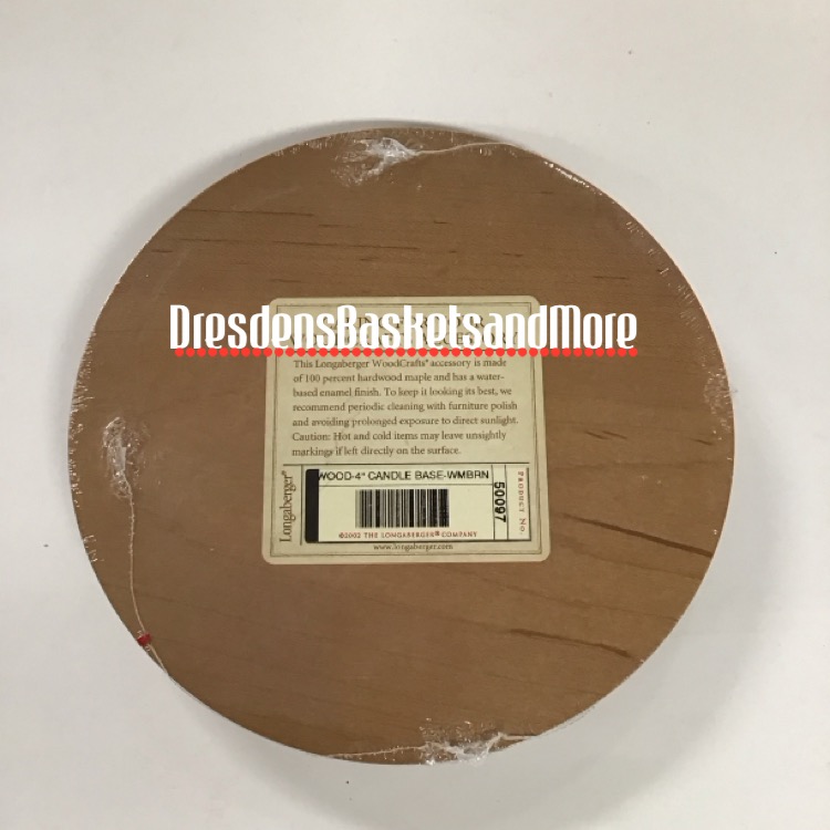 Longaberger Woodcrafts Pillar Candle Holder NIP