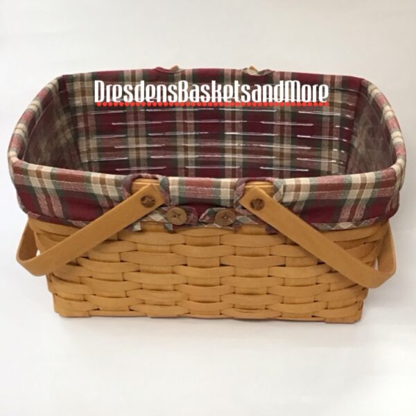 Longaberger 2001 Classic Medium Market Basket Combo