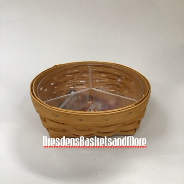 Longaberger 2001 Small Catch All w/ Divided Protector