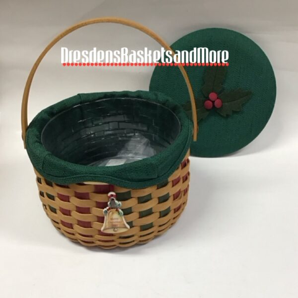 Longaberger 2003 Caroling Basket Combo w/ Woodcrafts Lid