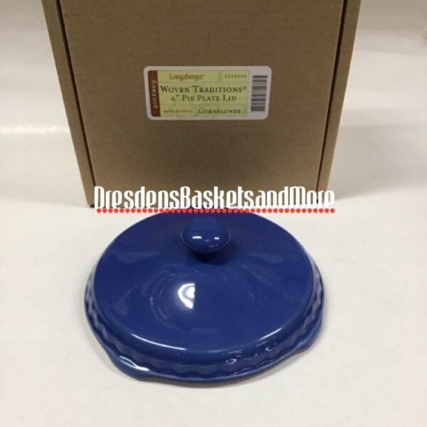 Longaberger Cornflower 6” Pie Plate LID*