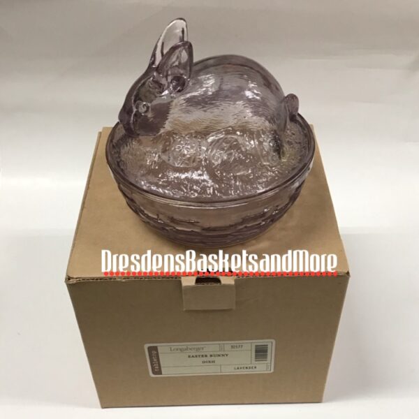 Longaberger Easter Bunny Dish NIB