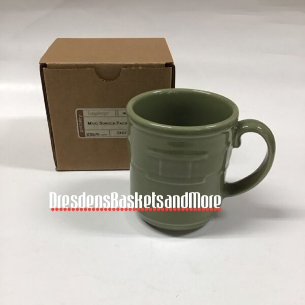 Longaberger Sage Mug NIB