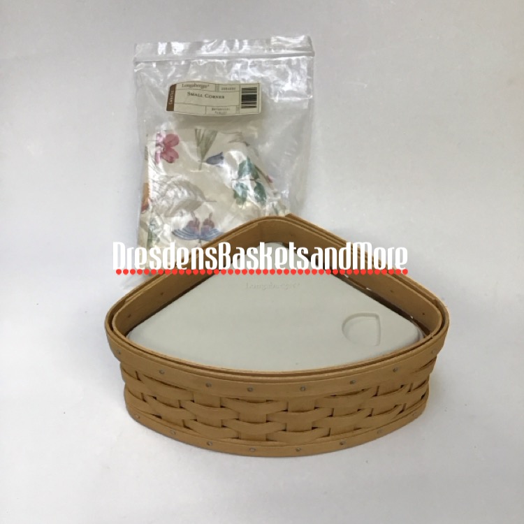 Longaberger 2003 Small Corner Basket Combo
