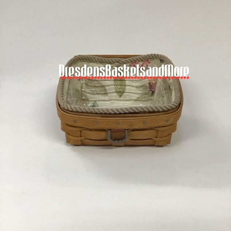 Sort & Store Longaberger Business Card II Basket Combo Warm Brown