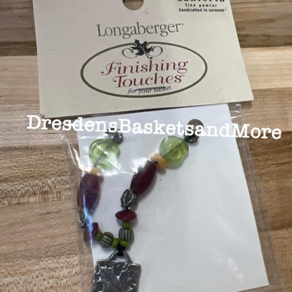 Heritage Day Longaberger Danforth Pewter Tie On