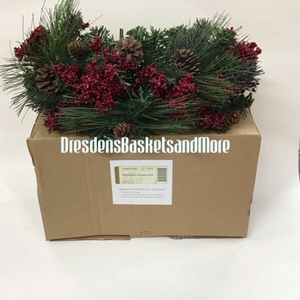 Longaberger Holiday Garland NIB