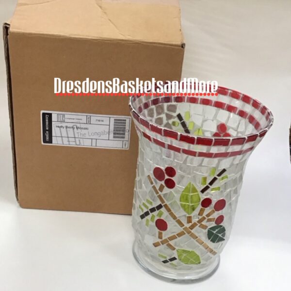 Longaberger Holly Berry Mosaic