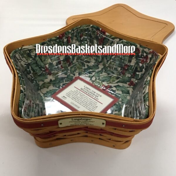 Longaberger 2001 Shining Star Combo w/ Lid*