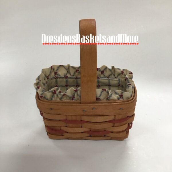 Longaberger 1990 Sweetheart Basket Combo