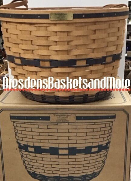 Longaberger 1991 JW Corn Basket w/ Protector*