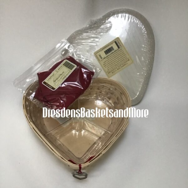 Longaberger 2005 Sweetest Heart Basket Set