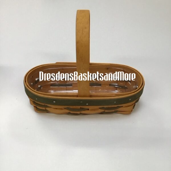 Longaberger 1997 Everything’s Coming Up Roses Bud Basket w/ Protector